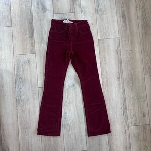 Red/Maroon Boot Cut Jeans